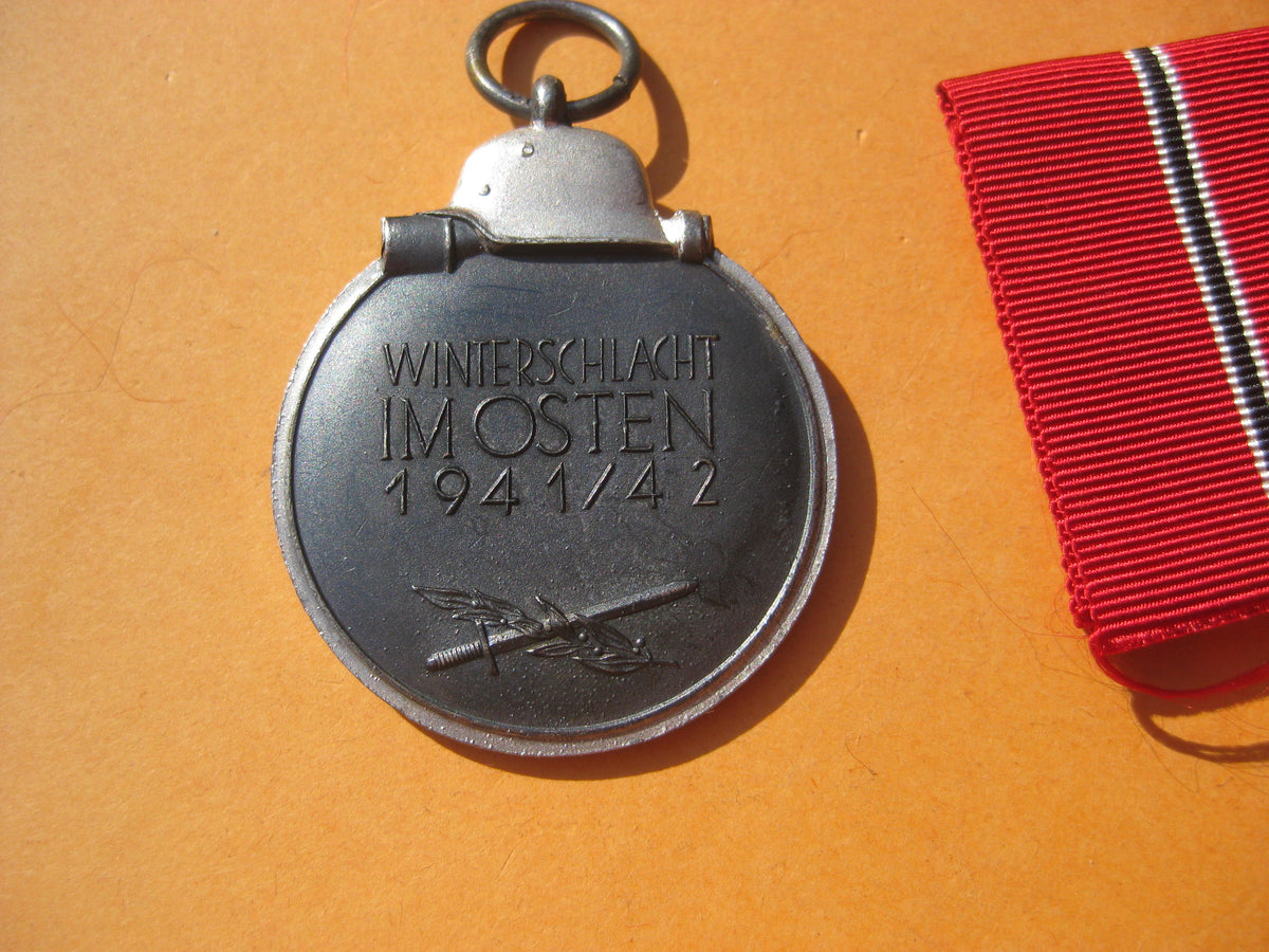 Ostmedaille 1941 mit Verleihungstüte Hersteller: L/52 Zimmermann in Pforzheim MINT CONDITION