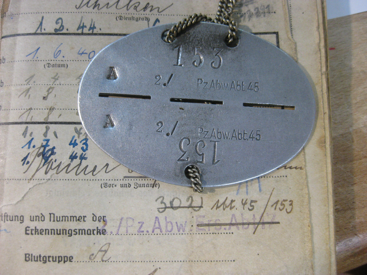 Nachlass Deutsches Kreuz in Gold Soldbuch Dokumente von Alfons B. Panzertruppe Sturmartillerie Panzerjäger Sturmgeschützkommandant