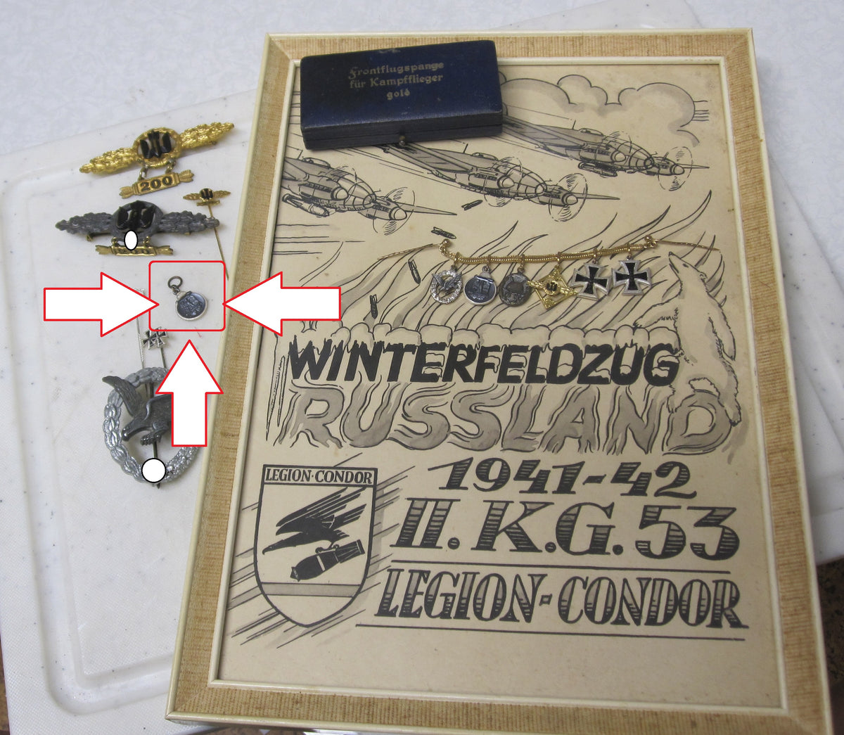 Miniatur Ostmedaille 1941