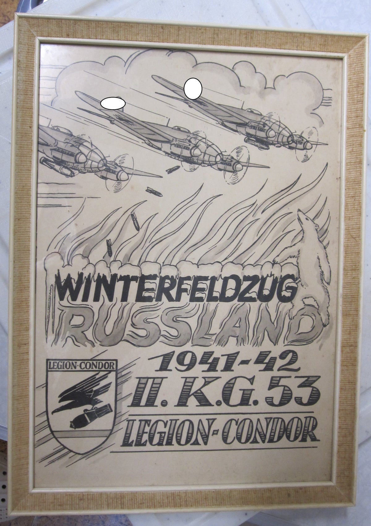 Flugbuch Verleihungsurkunden Besitzzeugnisse Dokumente für Kampfflieger KG53 LEGION CONDOR