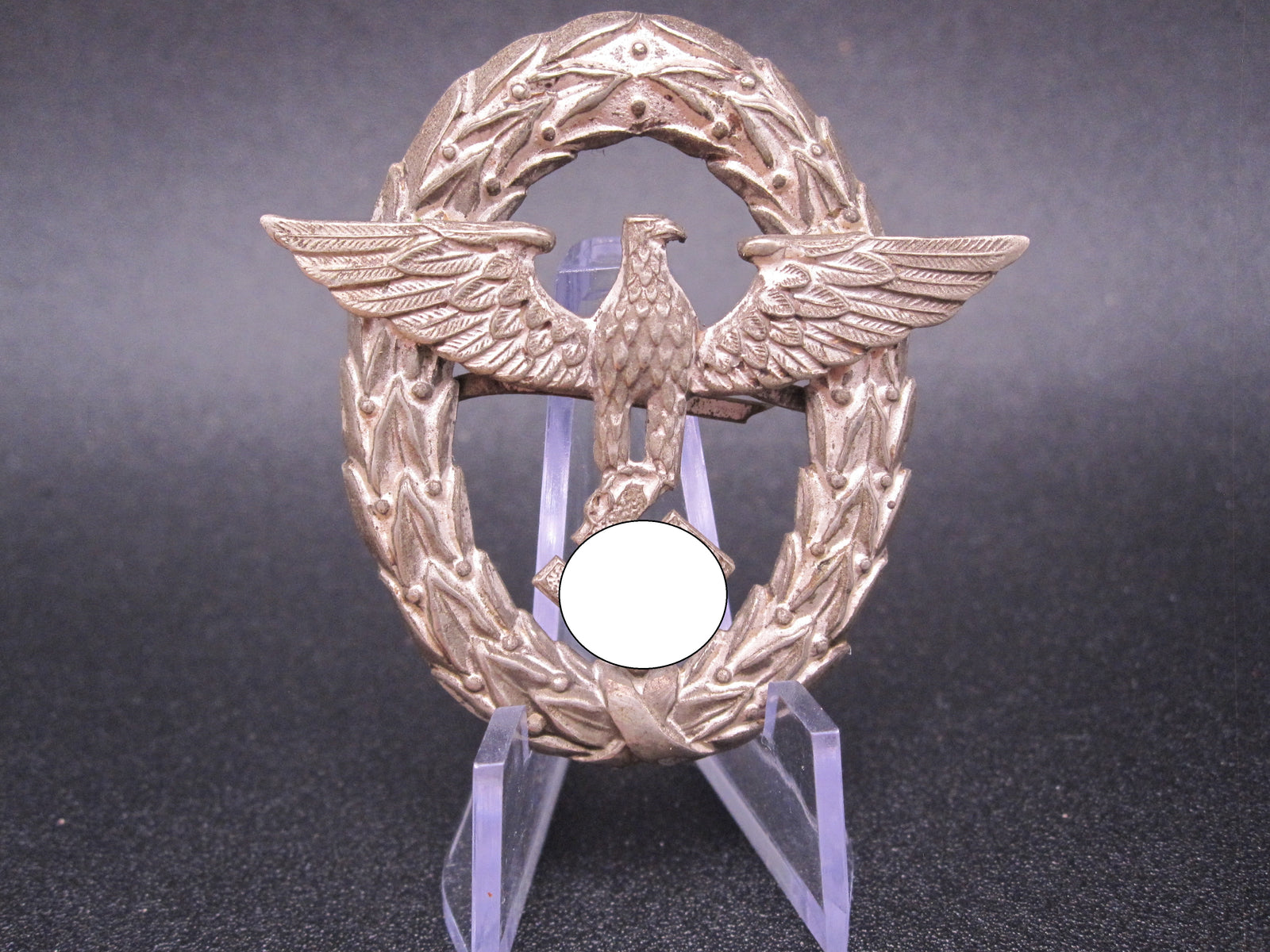 H.W.  -   -  Polizei / Feuerwehr Mützenabzeichen 1.Form