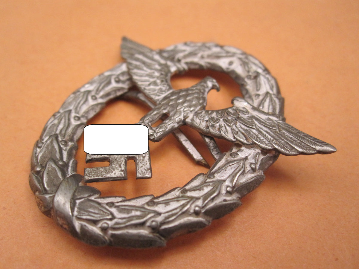 H.W.  -   -  Polizei / Feuerwehr Mützenabzeichen 1.Form