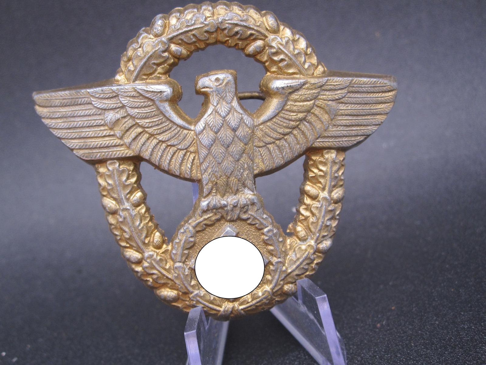 H.W.  -   -  Wasserschutzpolizei Mützenabzeichen 2.Form