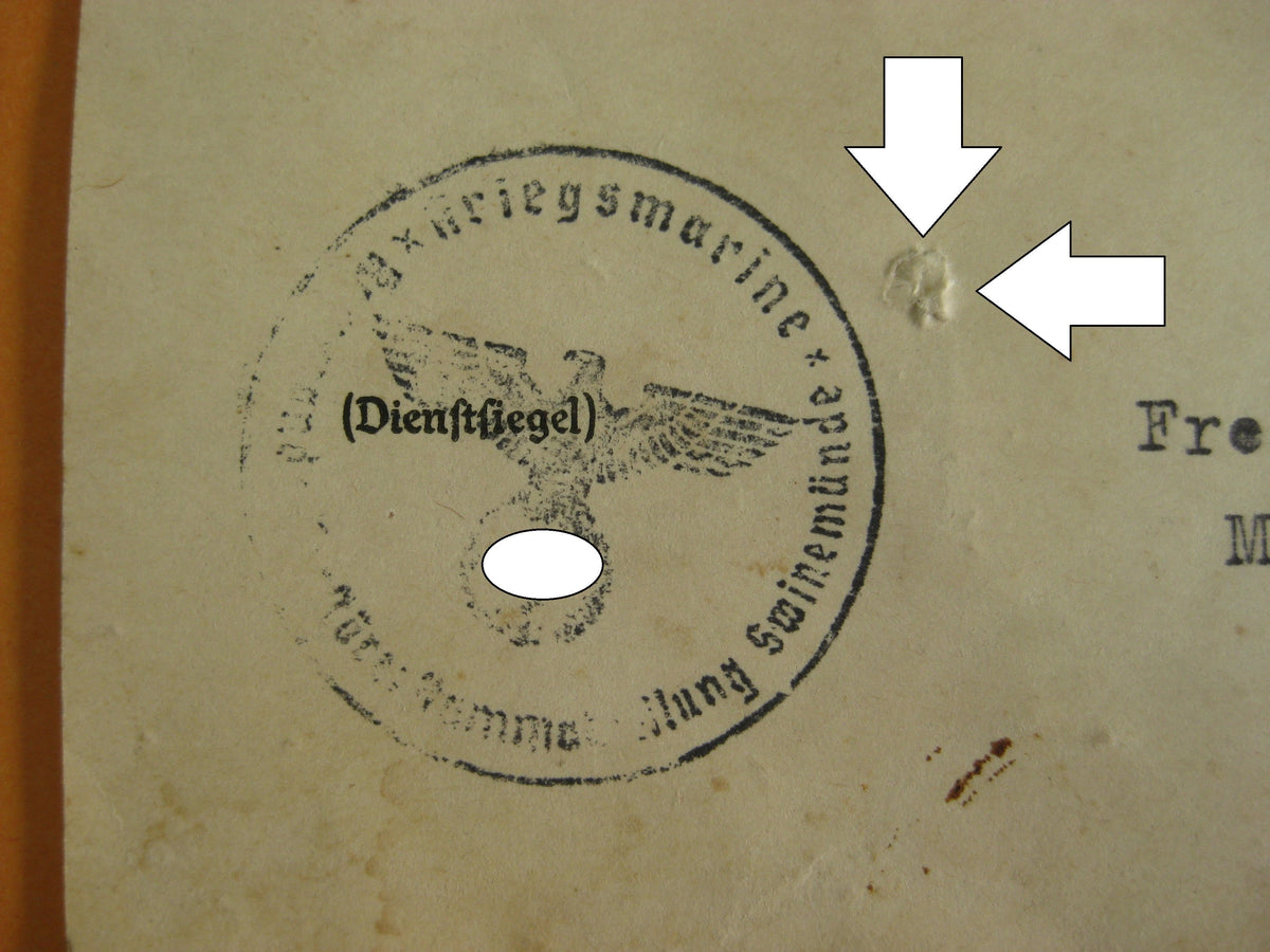 Verleihungsurkunde Eisernes Kreuz 2.Klasse Kriegsmarine NORWEGEN NARVIK Hundalen !!!!