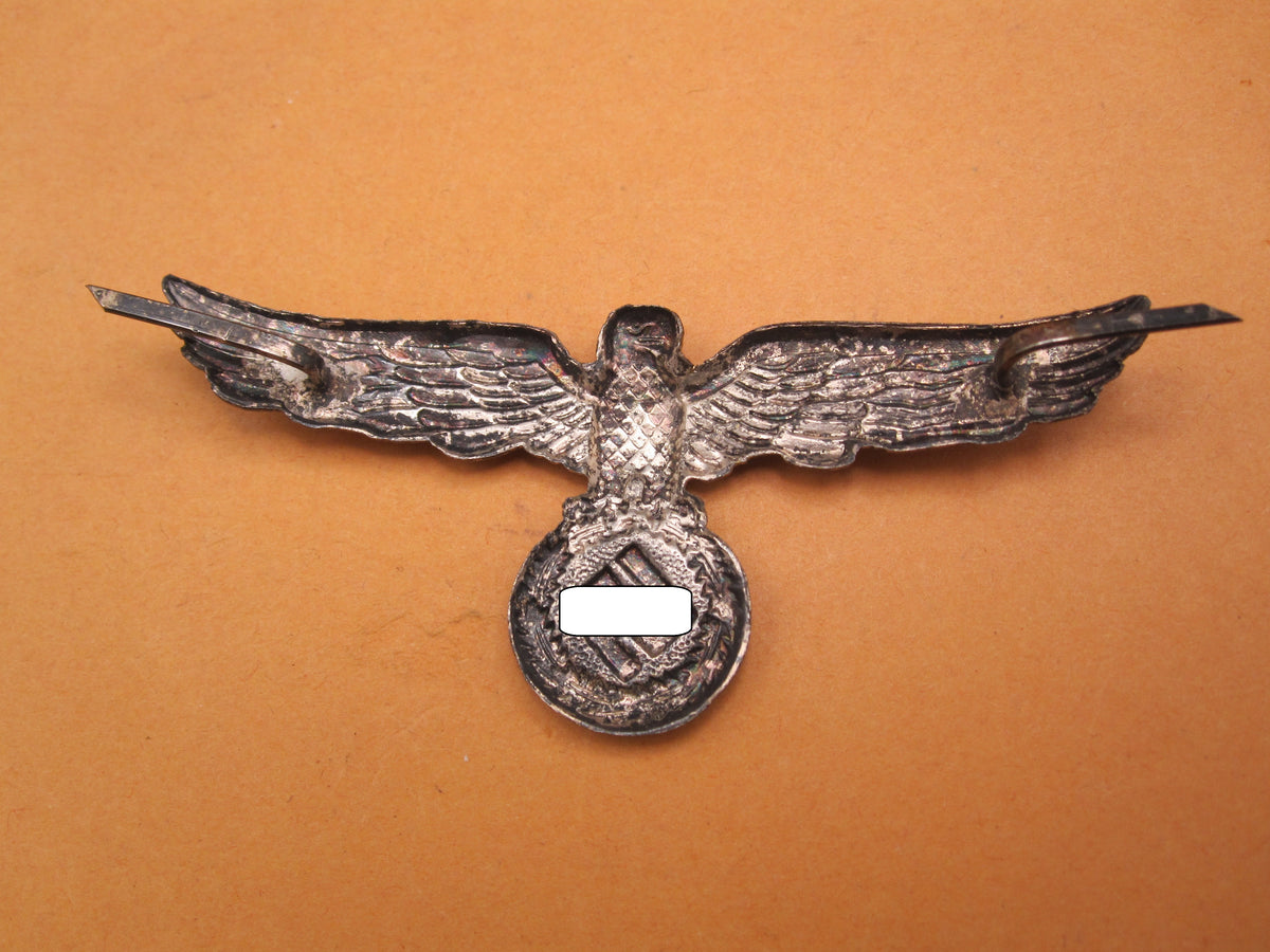 H.W.  -   -  Reichsfinanzverwaltung Zollgrenzschutz Mützenabzeichen in Mint Condition