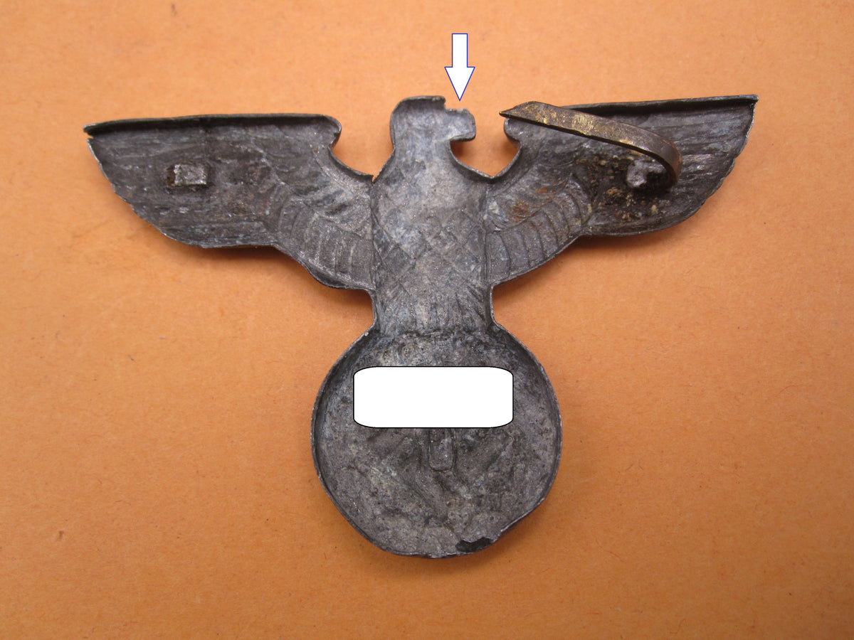 H.W.  -  -  Mützenadler für Eisenbahn / Post / Staatsforst etc etc