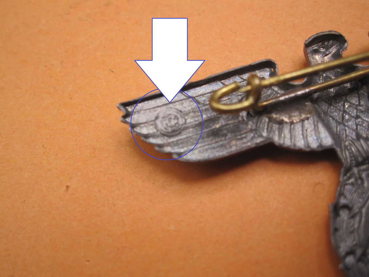 H.W.  -  -  SET Mützenadler &amp; Eichenlaubkranz für Reichspost Mint Condition