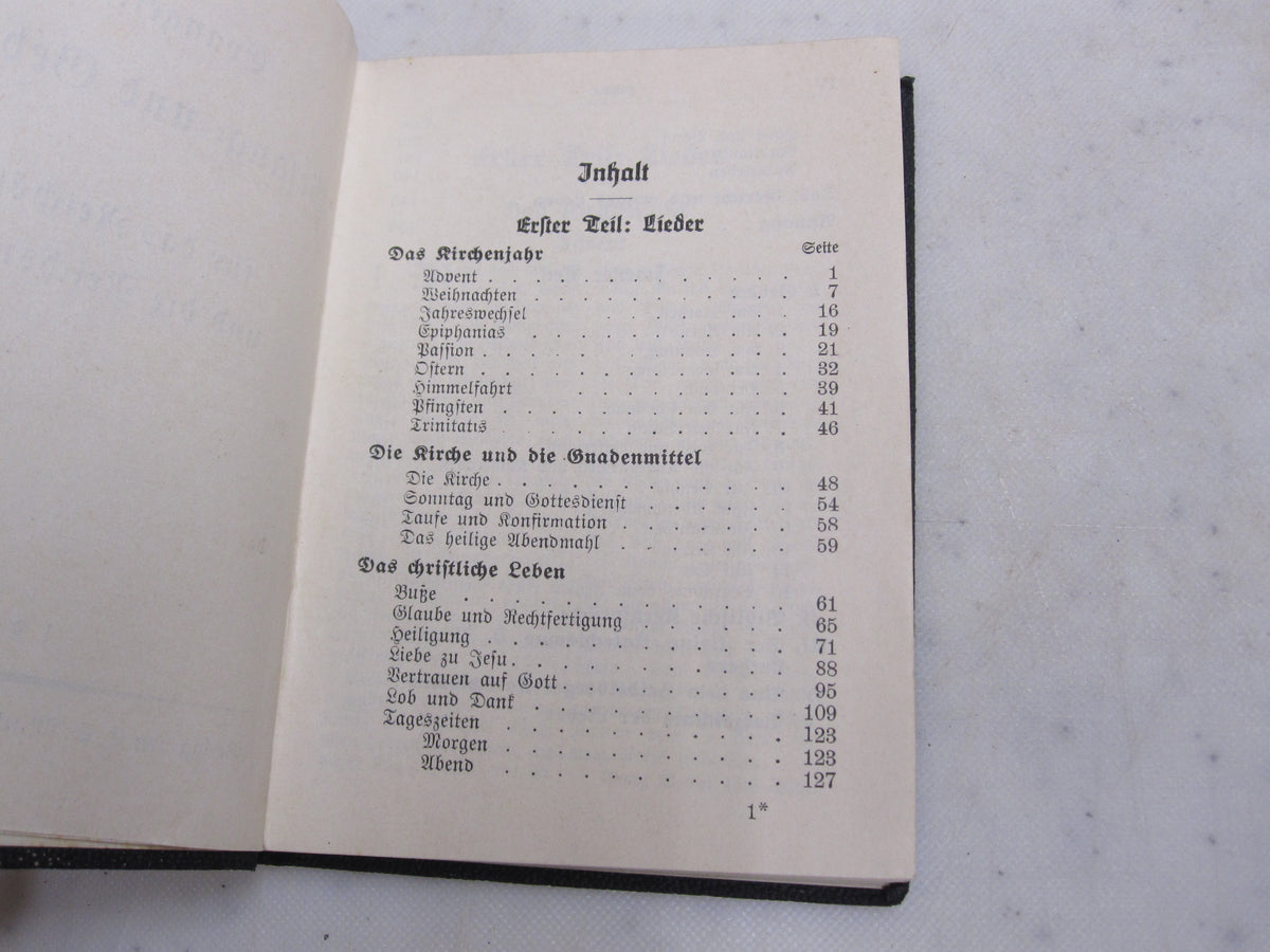 evangelisches Gesangsbuch Gebetsbuch Feldgesangbuch 2.Weltkrieg Buch I.R.19