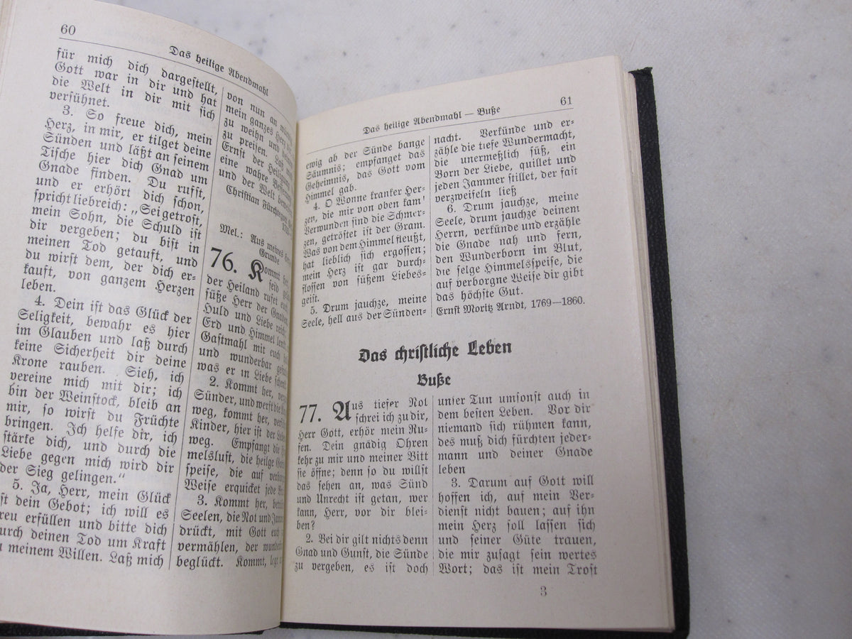 evangelisches Gesangsbuch Gebetsbuch Feldgesangbuch 2.Weltkrieg Buch I.R.19