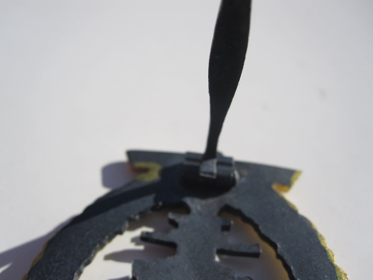 Flottenkriegsabzeichen Dickschiffabzeichen Schlachtschiff Blücher POSTHUME Verleihung -Mint condition-