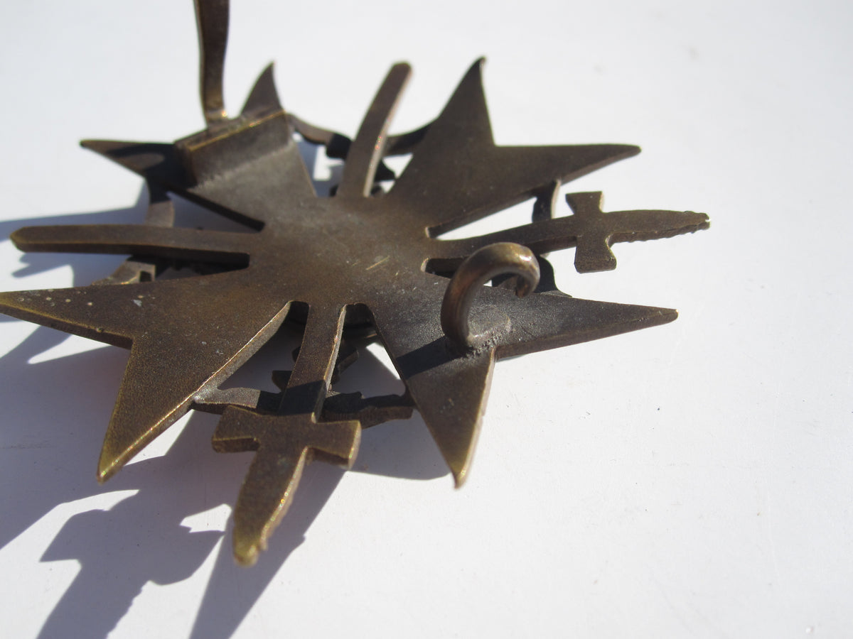 Spanienkreuz in Bronze MIT Schwertern