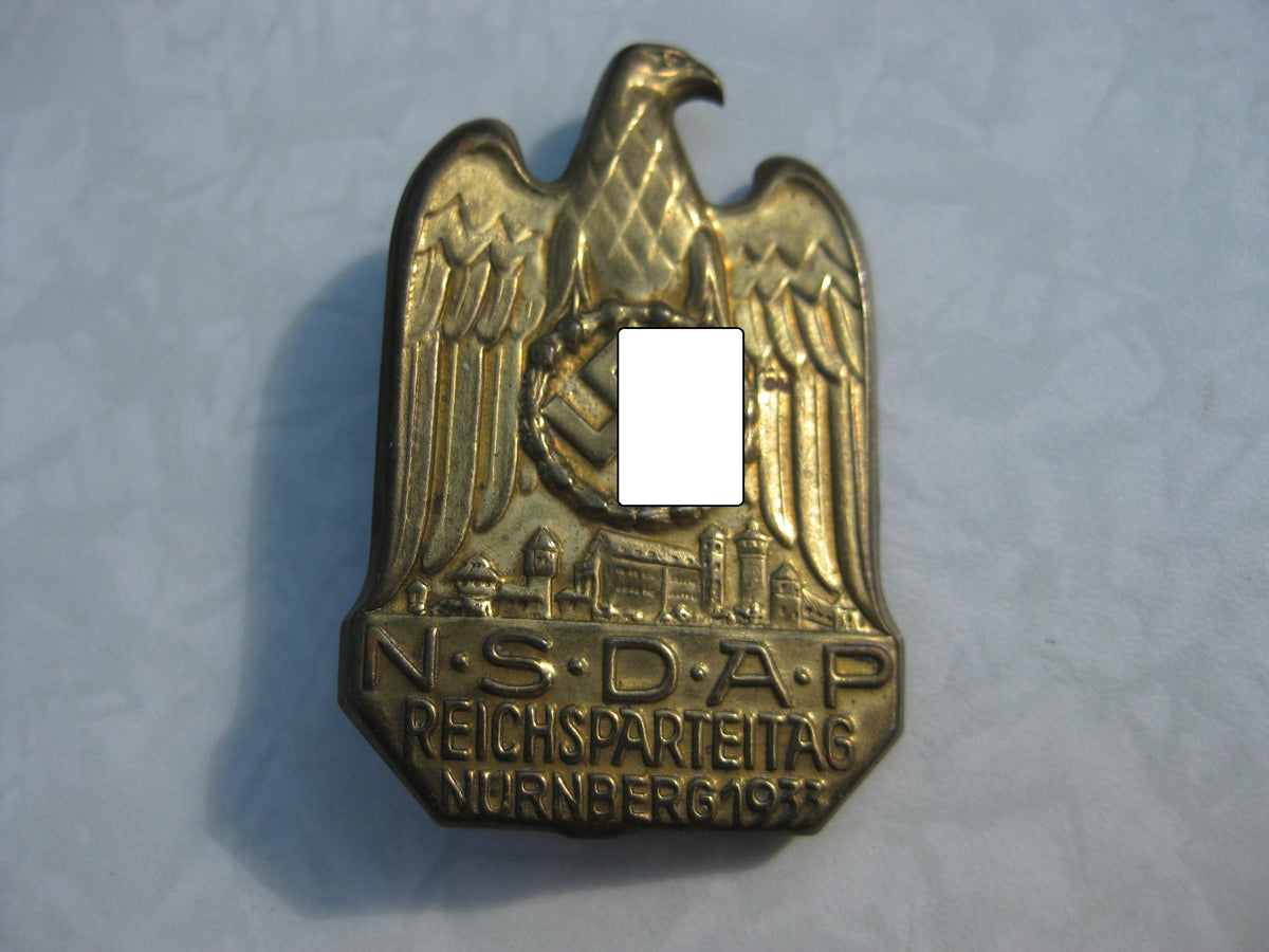 H.W. NSDAP Reichsparteitag Nürnberg 1933 MINT CONDITION