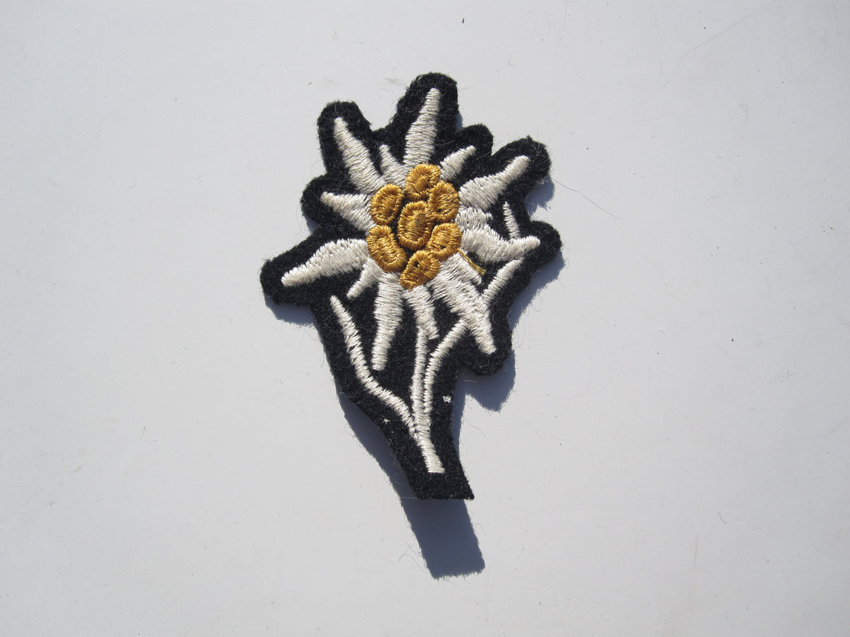 ORIGINALES  SS - Edelweiss für die Bergmütze SS-Gebirgsjäger Effekten der Schutzstaffel