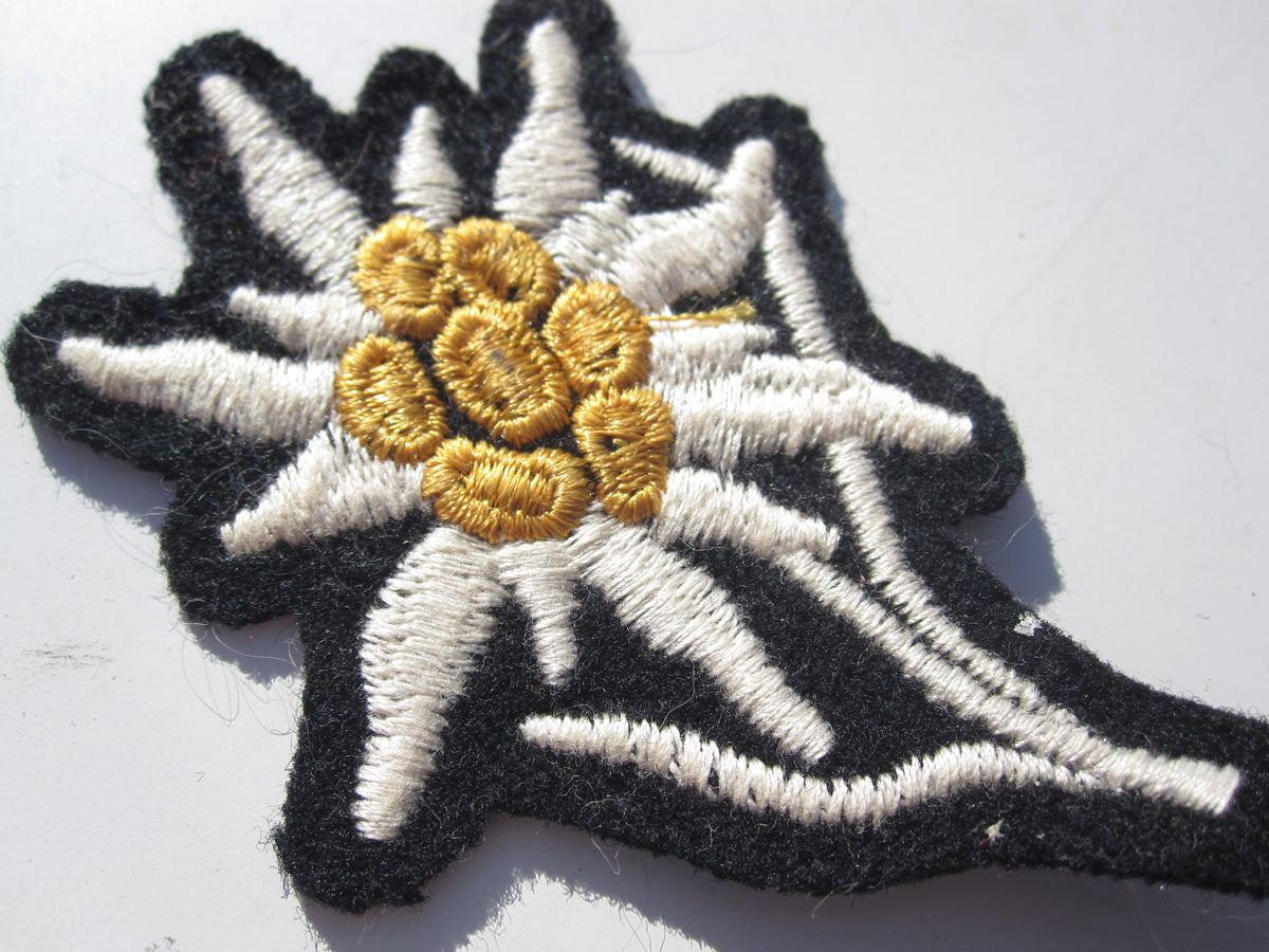 ORIGINALES  SS - Edelweiss für die Bergmütze SS-Gebirgsjäger Effekten der Schutzstaffel