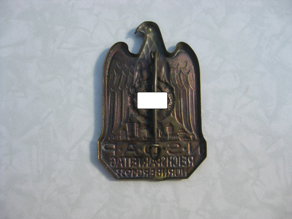 H.W. NSDAP Reichsparteitag Nürnberg 1933 MINT CONDITION