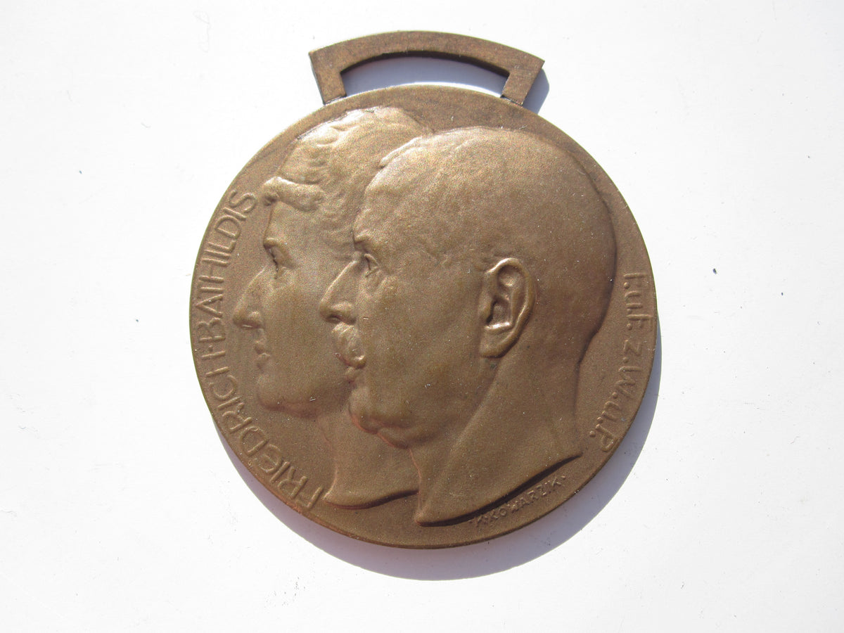 Verdienstmedaille Fürstentum Waldeck &amp; Pyrmont  1915  Besterhaltung