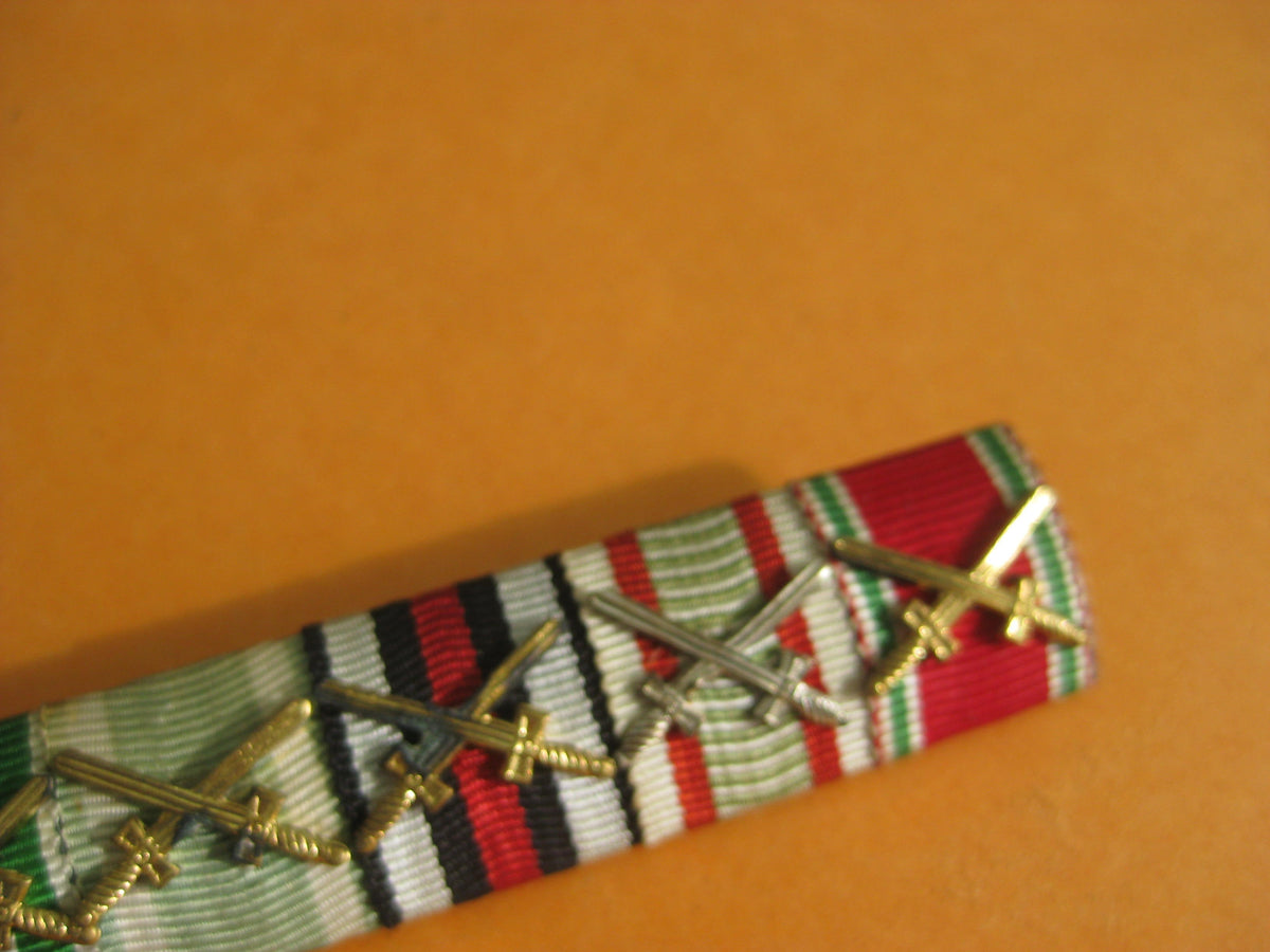 7er Feldspange Eisernes Kreuz 1914 (EK2/14)  SACHSEN Ritterkreuz Militär St. Heinrichs Orden Albrechtskreuz