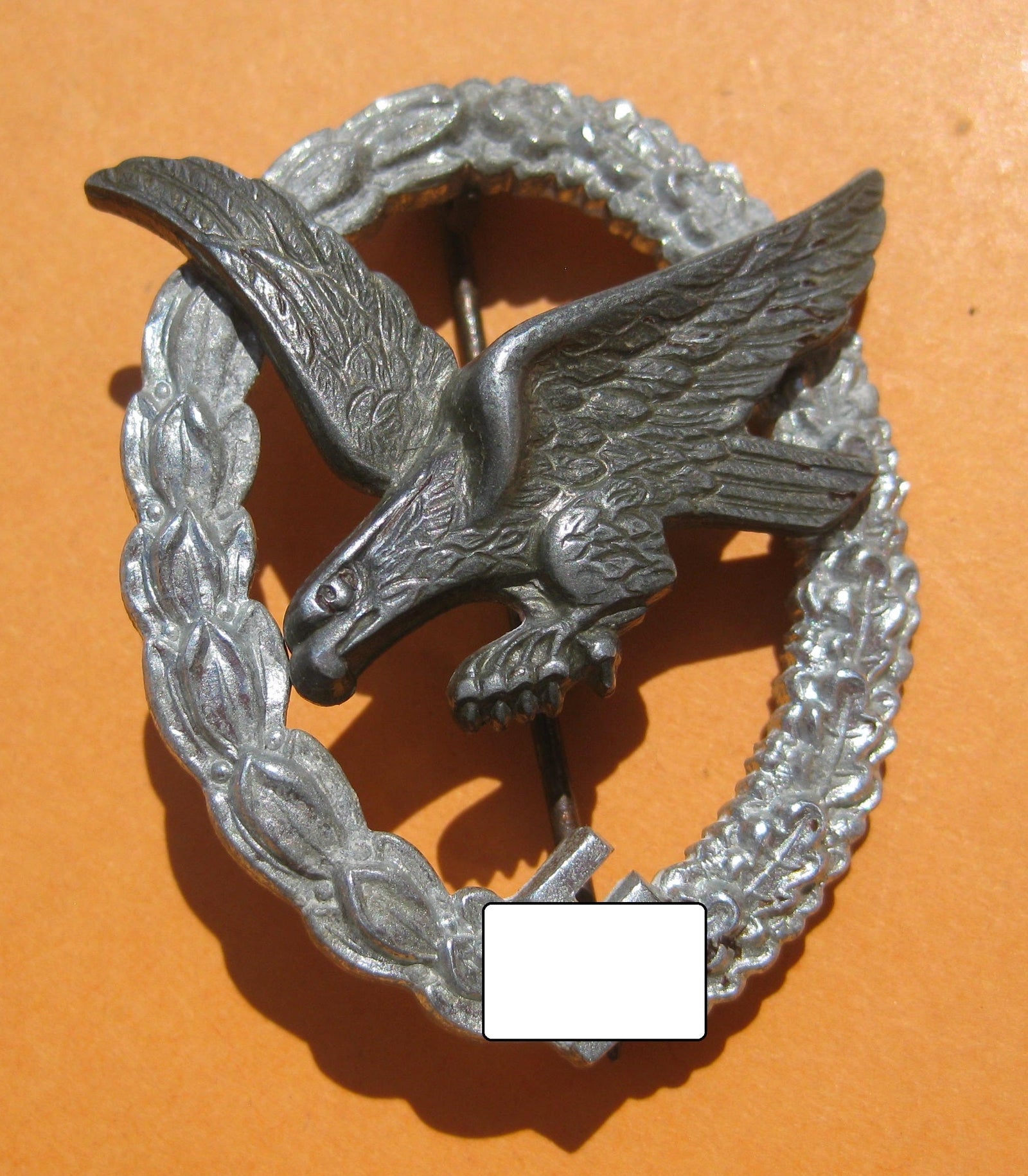 Fliegerschützenabzeichen OHNE Blitzbündel für Fliegerschützen und Bordmechaniker