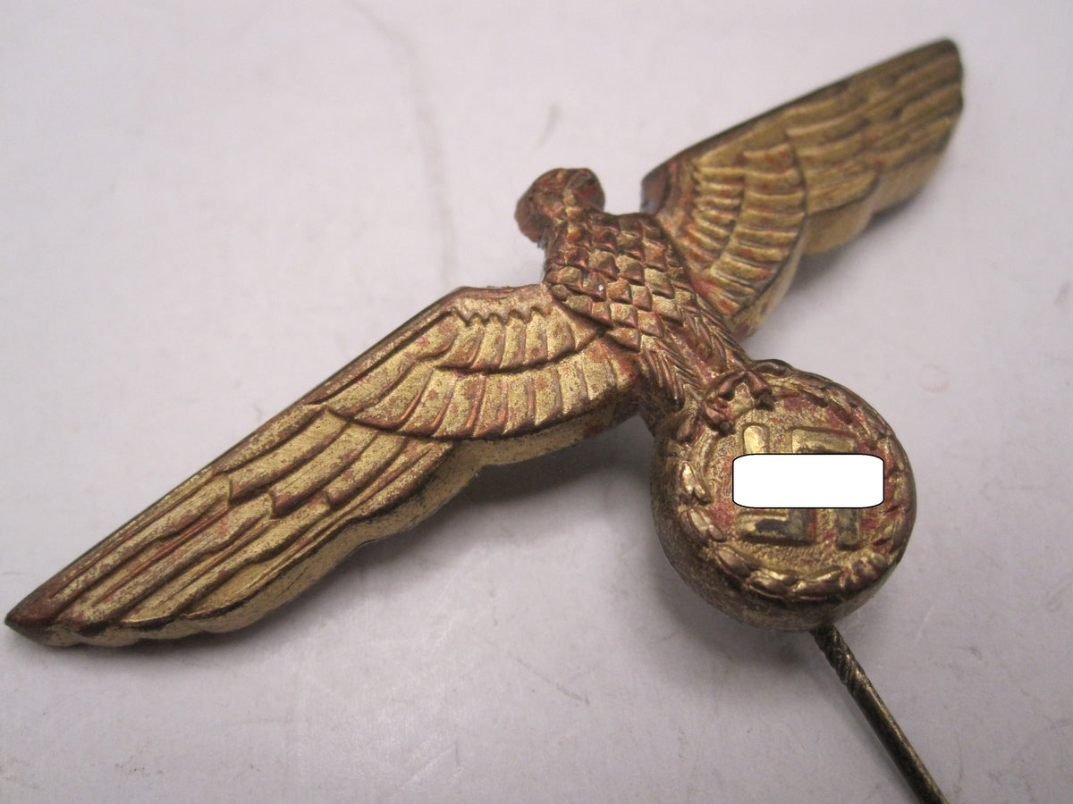 H.W.  -  -   Kriegsmarine Mützenadler 2. Modell große Ausführung für Portepeeunteroffiziere