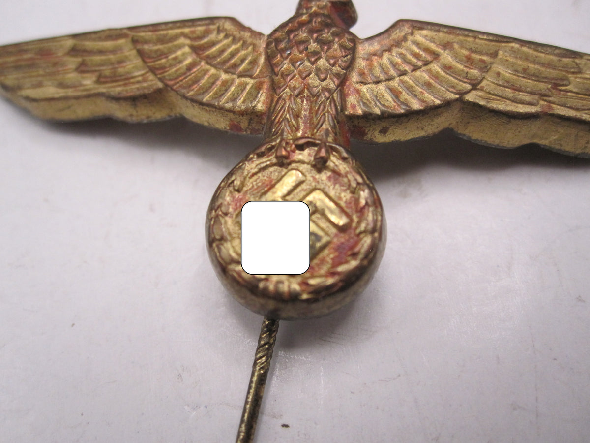 H.W.  -  -   Kriegsmarine Mützenadler 2. Modell große Ausführung für Portepeeunteroffiziere