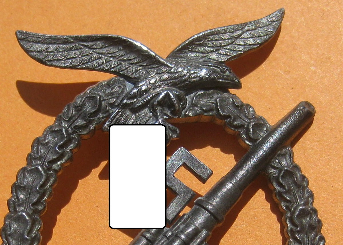 H.W.  Flakkampfabzeichen der Luftwaffe -Seltene Variante-