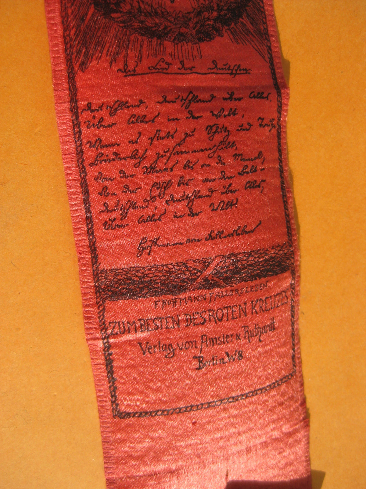 Original Vivatband DIXMUIDEN DIKSMUIDE 1914 Belgien Westfront Yser Flandern