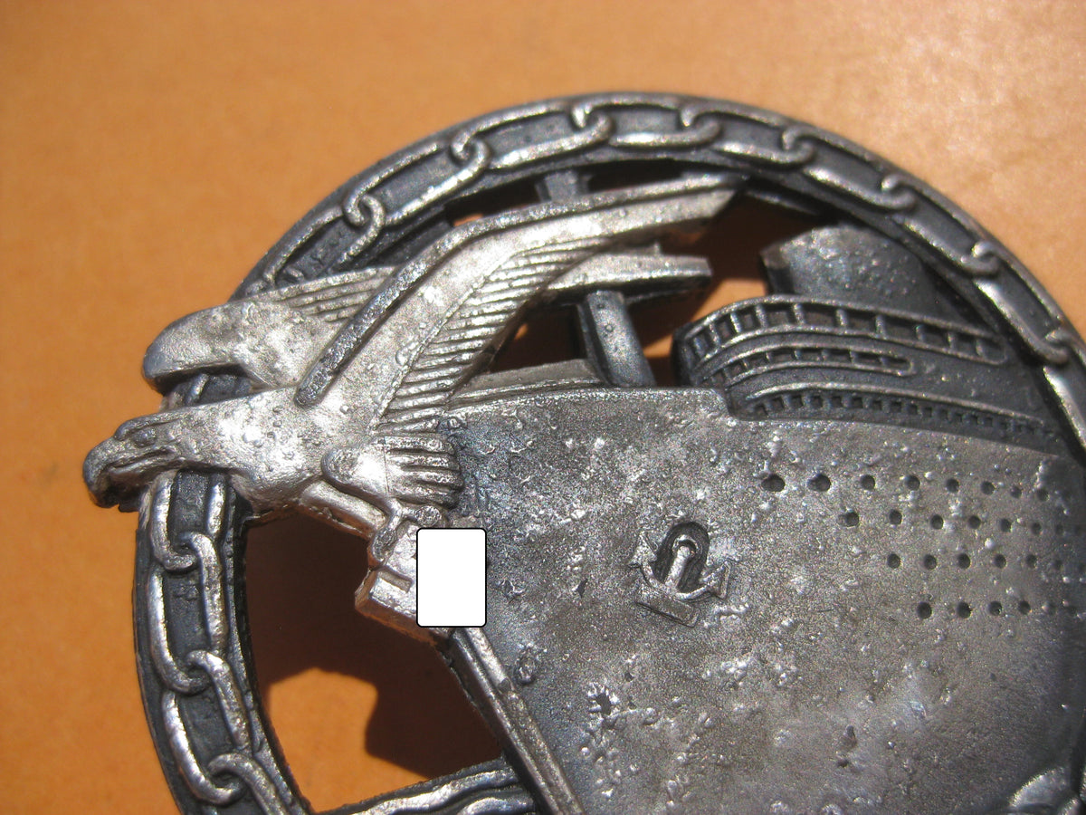 H.W. -  -  Blockadebrecherkriegsabzeichen