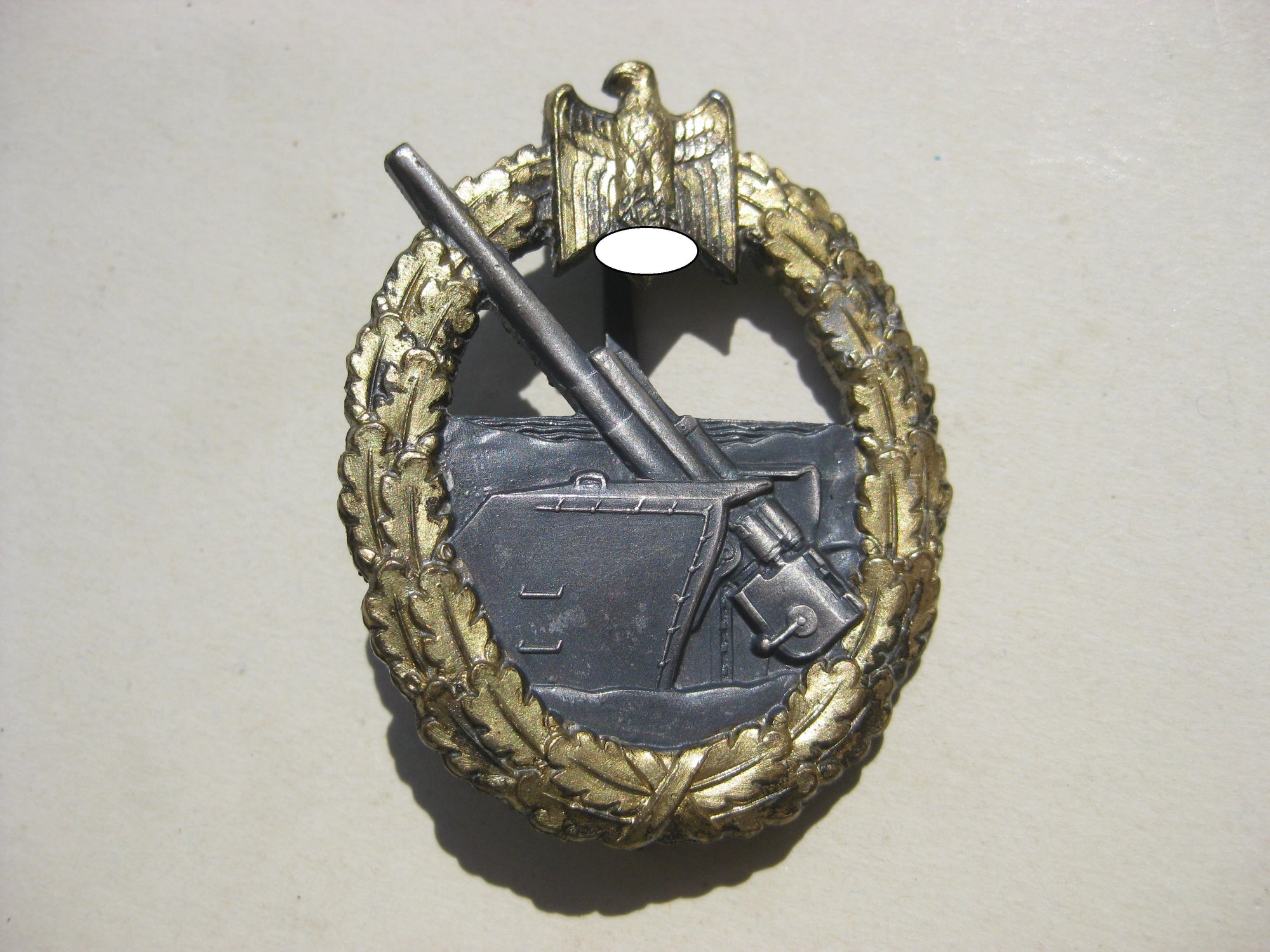 Marineartillerie Kriegsabzeichen Mint Condition