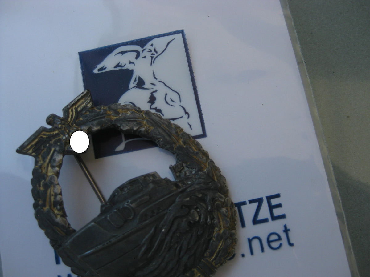 H.W.   -    -   Schnellboot Kriegsabzeichen 1.Modell Extrem seltener Hersteller