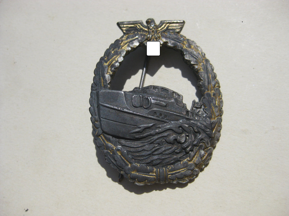 H.W.   -    -   Schnellboot Kriegsabzeichen 1.Modell Extrem seltener Hersteller
