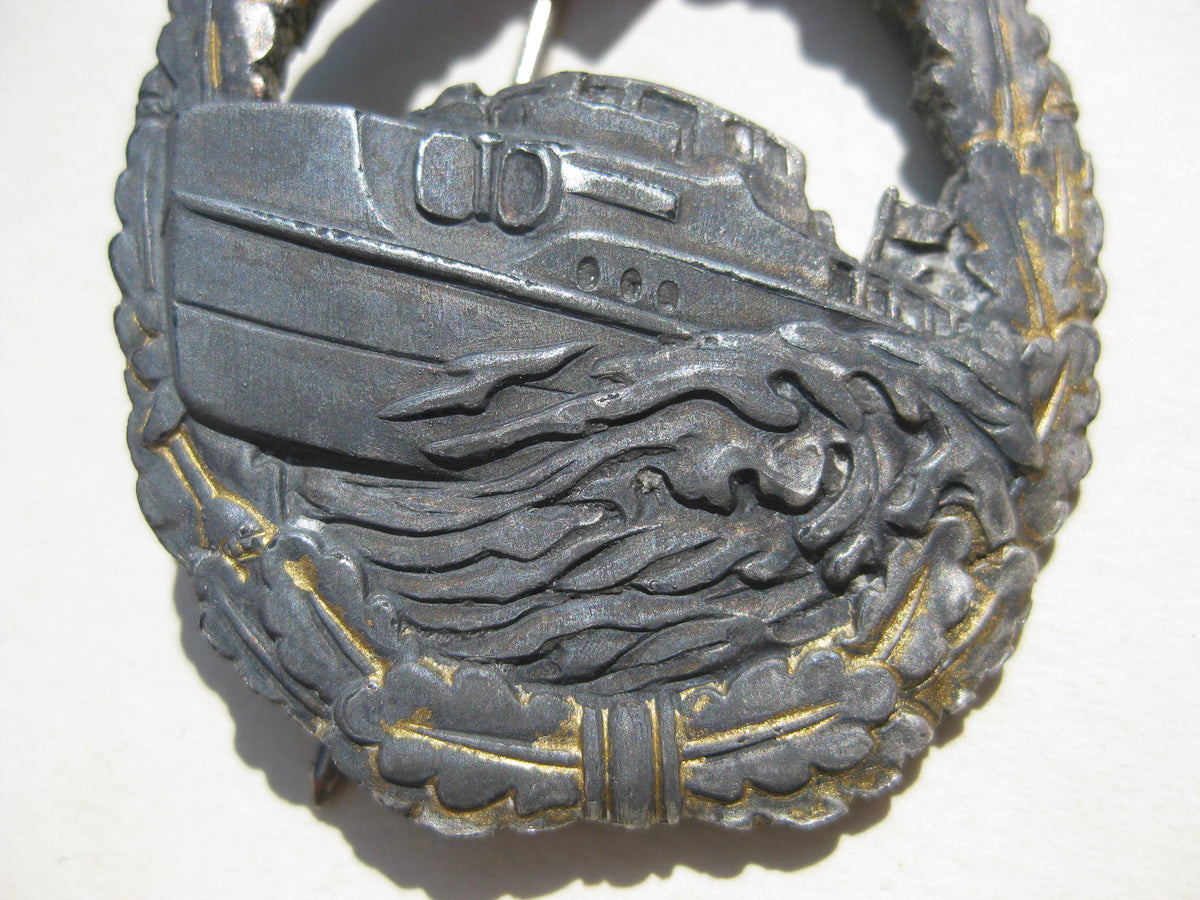 H.W.   -    -   Schnellboot Kriegsabzeichen 1.Modell Extrem seltener Hersteller