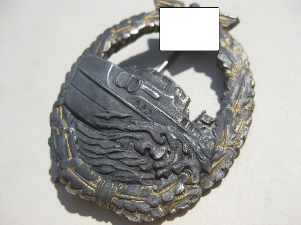 H.W.   -    -   Schnellboot Kriegsabzeichen 1.Modell Extrem seltener Hersteller