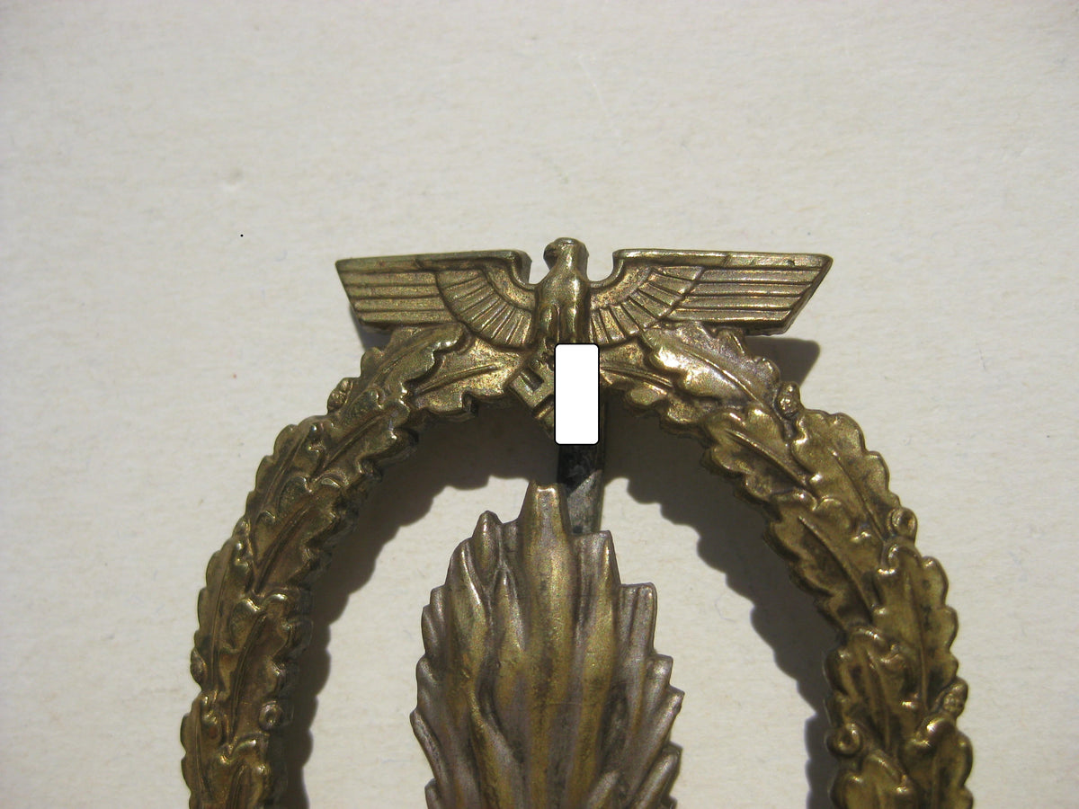 H.W.    Minensucher Kriegsabzeichen Sehr seltener Hersteller