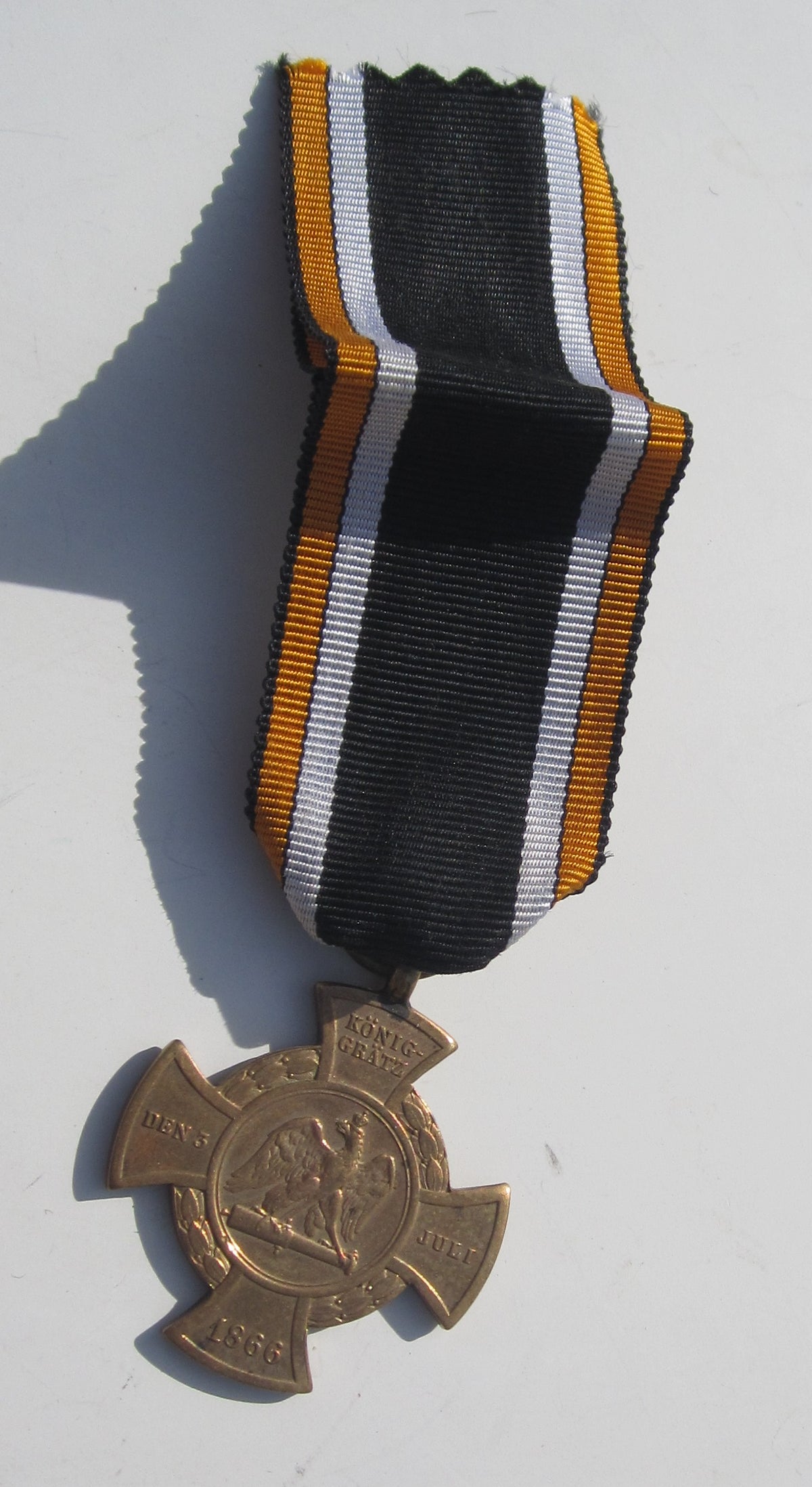 Medaille KDM Kriegsdenkmünze für Kämpfer Königgrätz 1866