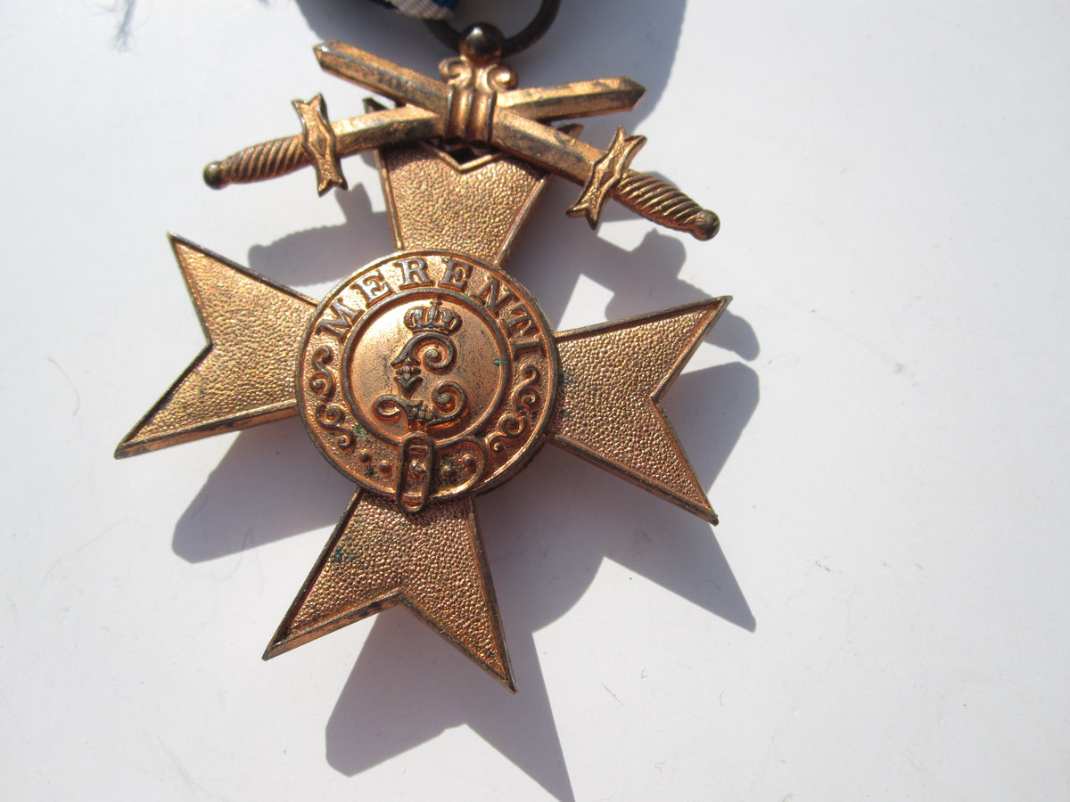BAYERN Königreich bayrisches Militärverdienstkreuz 3.Klasse mit Schwertern (MVK) 1913-1918