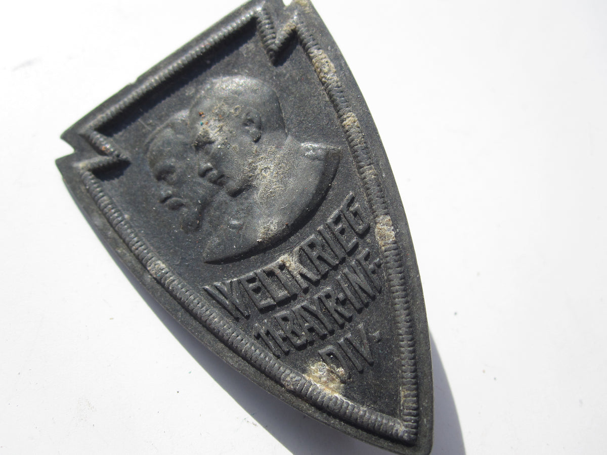 Kappenabzeichen Bayern Weltkrieg 11. bayr. Division 1916