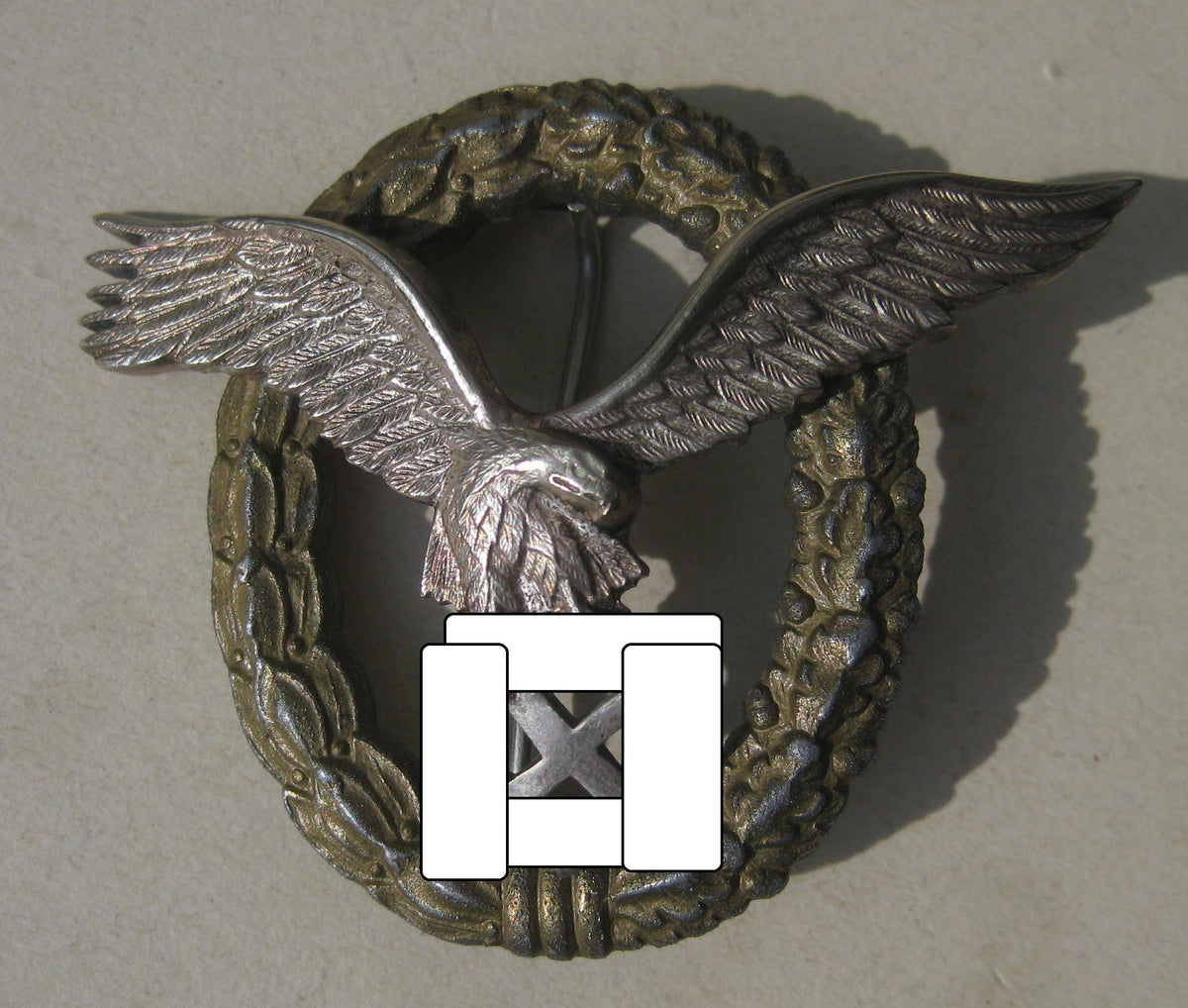 H.W.   -  -        100% originales Gemeinsames Flugzeugführer- und Beobachterabzeichen