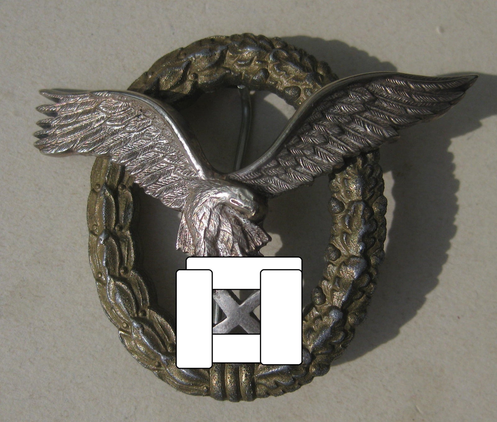 H.W.   -      -     100% originales Gemeinsames Flugzeugführer- und Beobachterabzeichen
