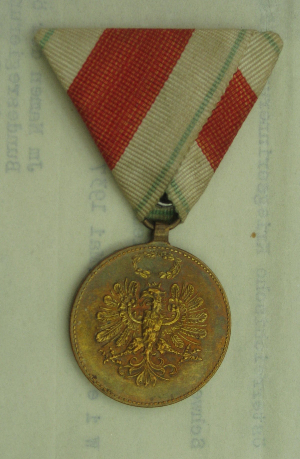 Österreich 1.Weltkrieg Tiroler Erinnerungsmedaille Verleihungsurkunden Kriegsmedaille 1914 - 1918