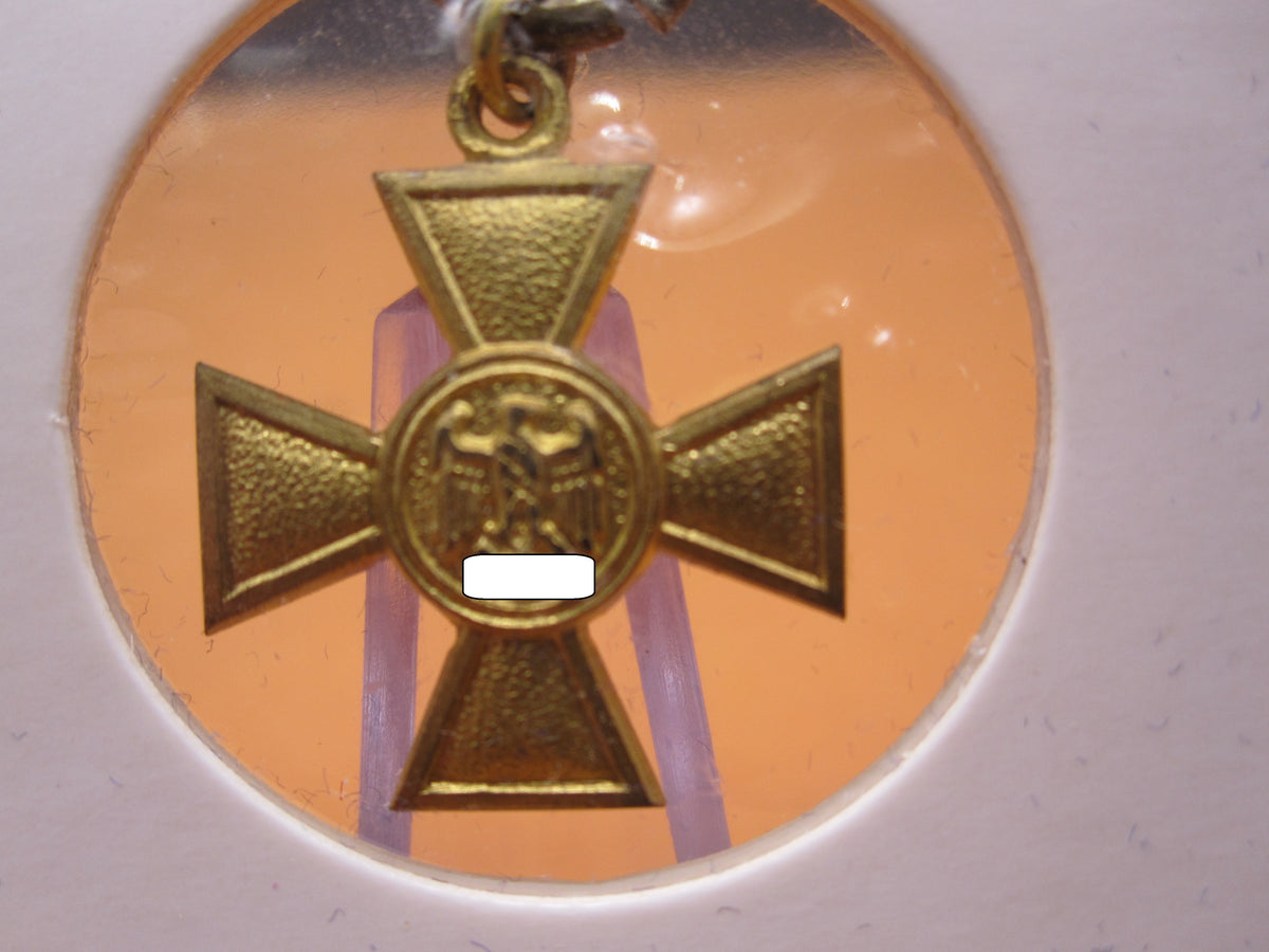 H.W.  -  - Miniatur Kreuz für 25 Dienstjahre in der Wehrmacht