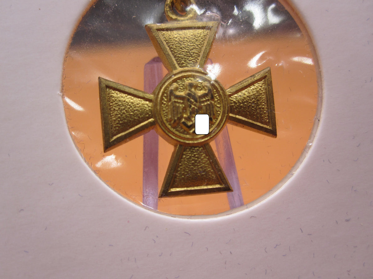 H.W.  -  - Miniatur Kreuz für 25 Dienstjahre in der Wehrmacht