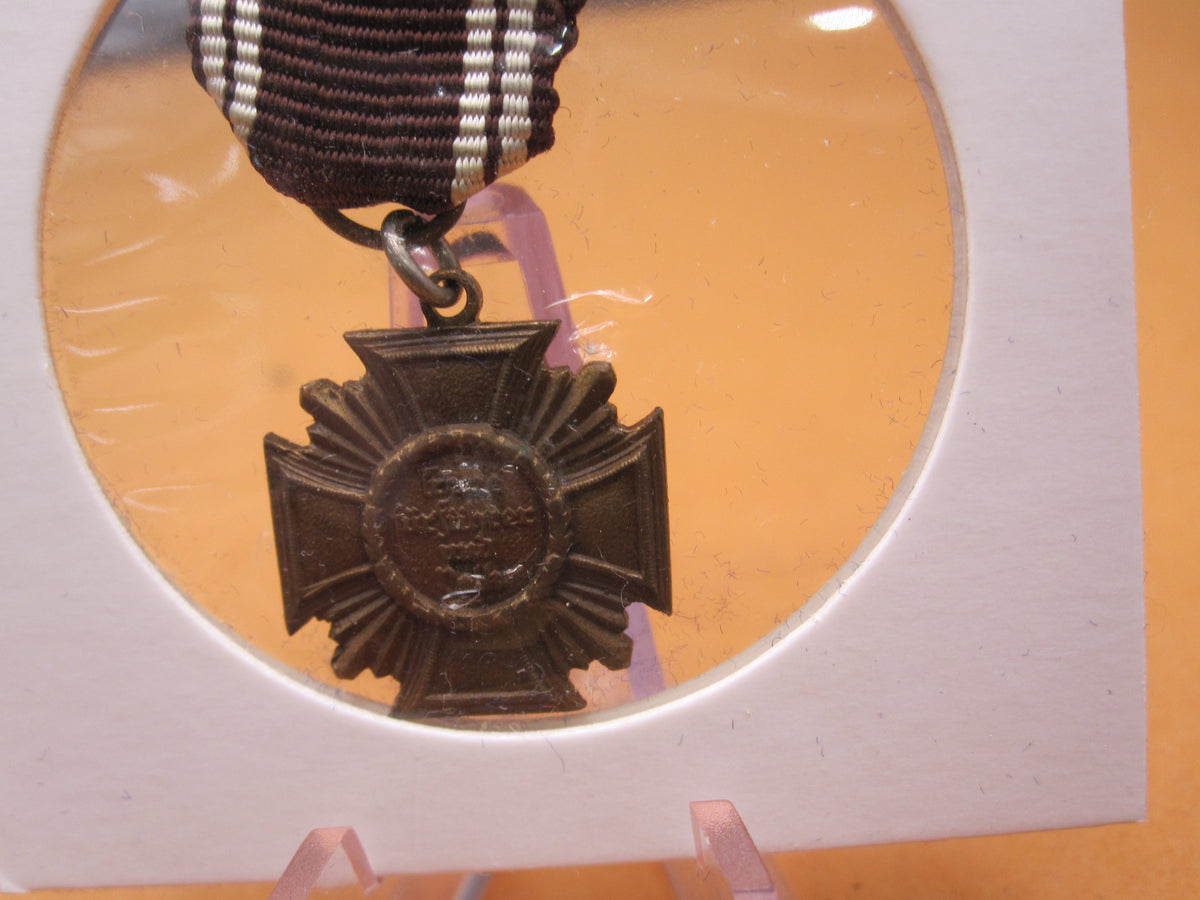 H.W.  -  - Miniatur Kreuz für 10 Dienstjahre in der Partei NSDAP MINT CONDITION