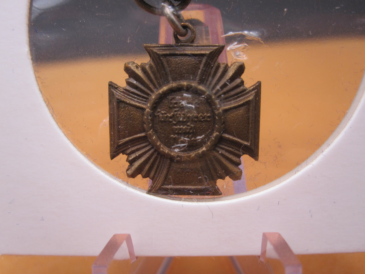 H.W.  -  - Miniatur Kreuz für 10 Dienstjahre in der Partei NSDAP MINT CONDITION