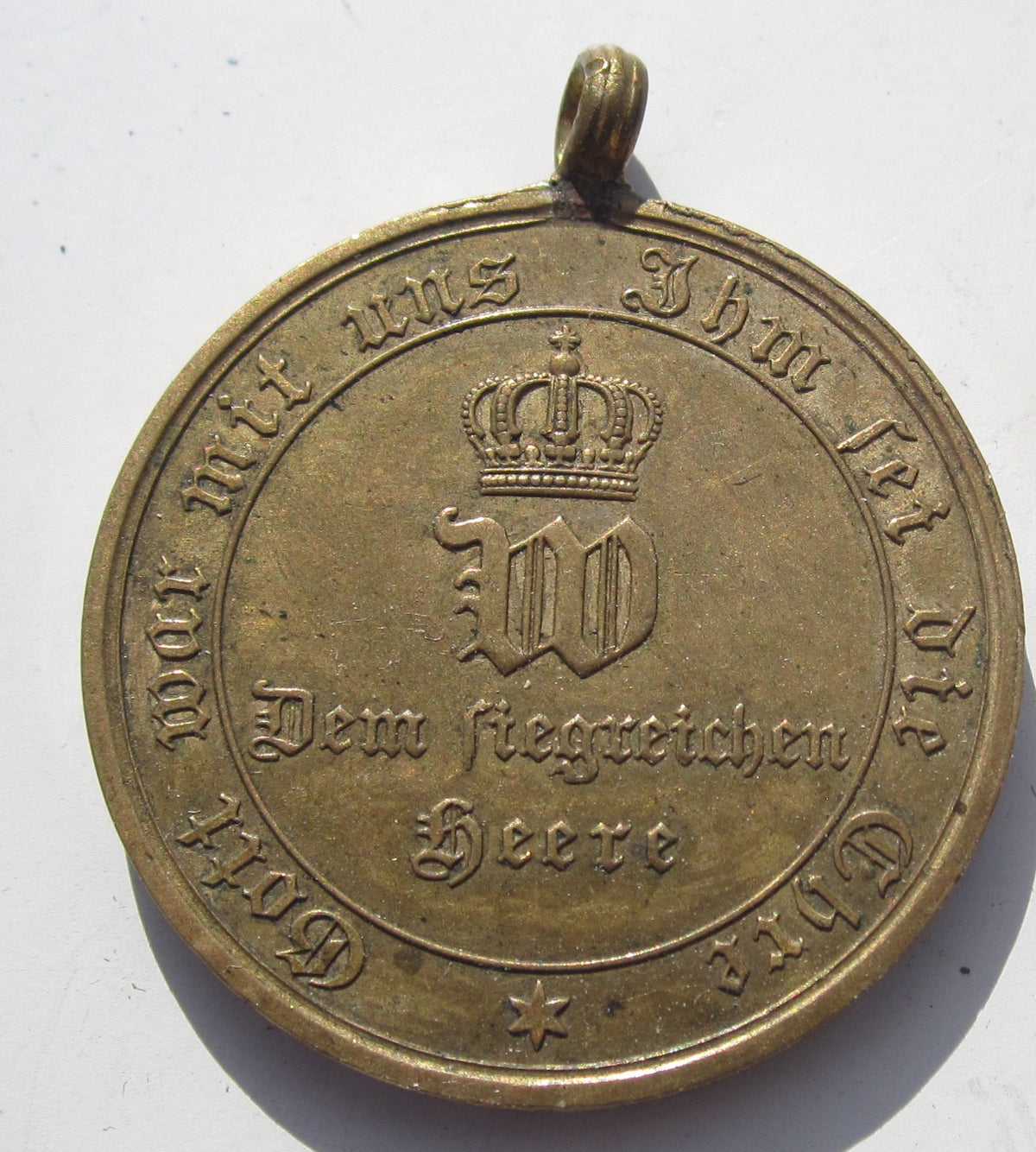 Medaille KDM Kriegsdenkmünze 1870-71 für Kämpfer