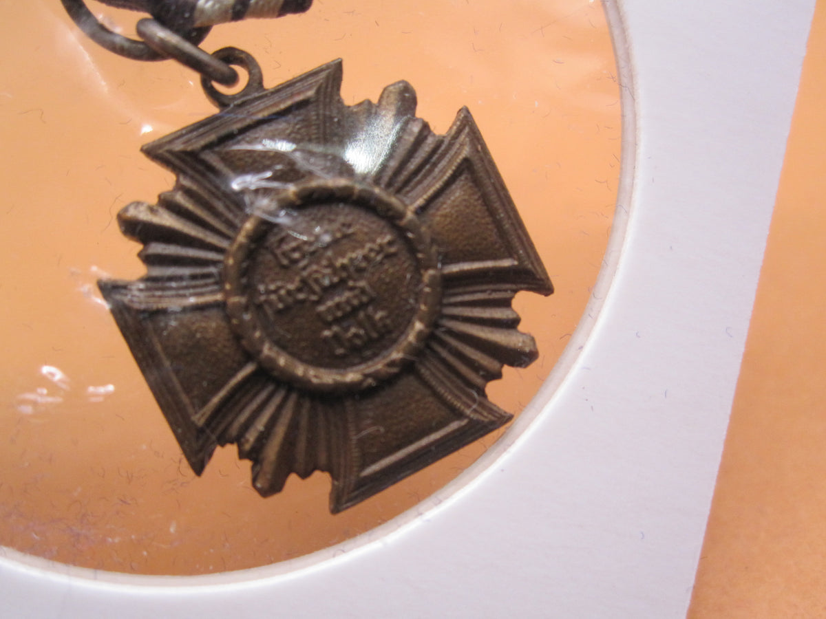 H.W.  -  - Miniatur Kreuz für 10 Dienstjahre in der Partei NSDAP MINT CONDITION