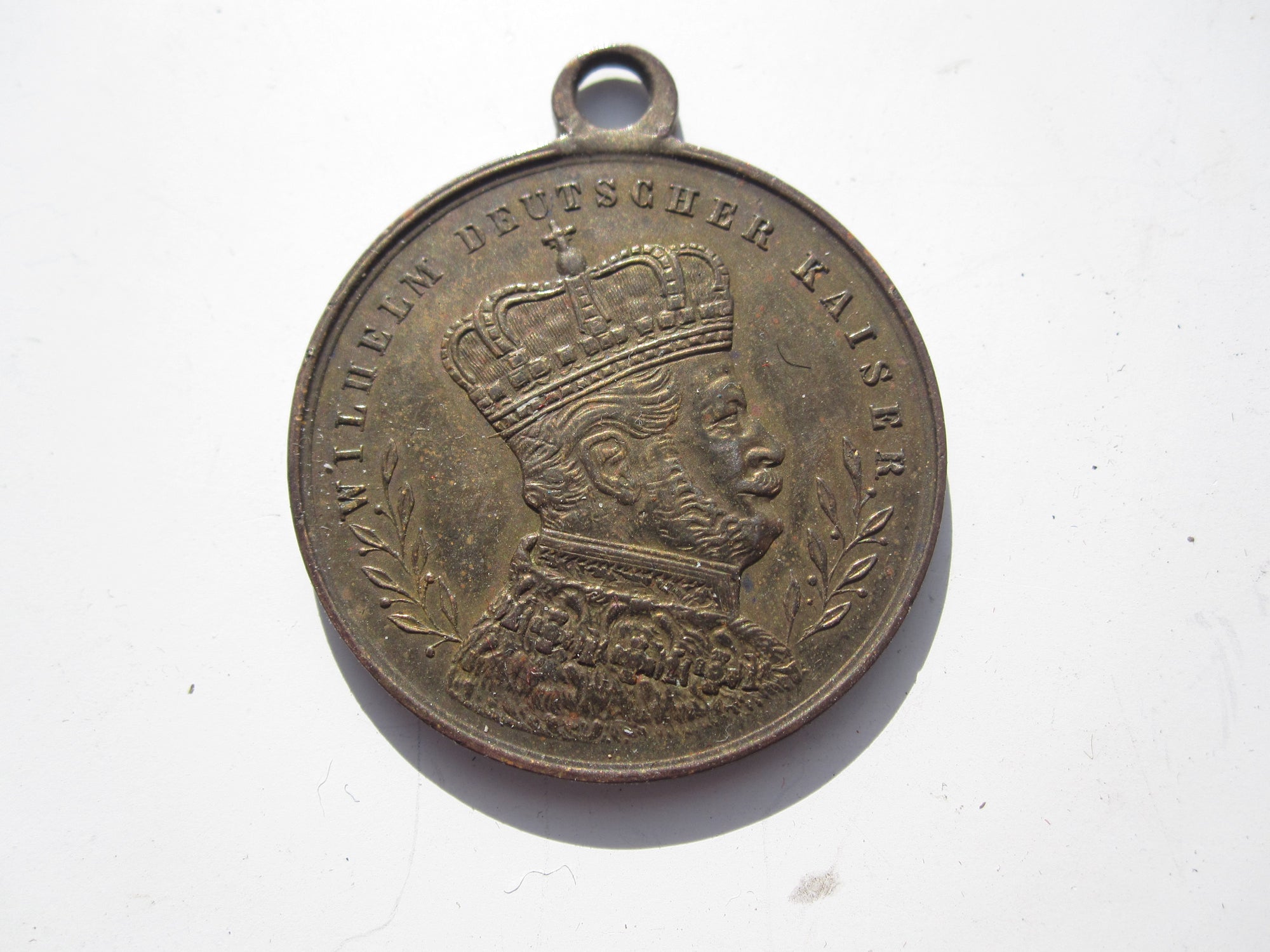 Medaille Preußen Kaiser Wilhelm I. Kaisermanöver 1886 Straßburg