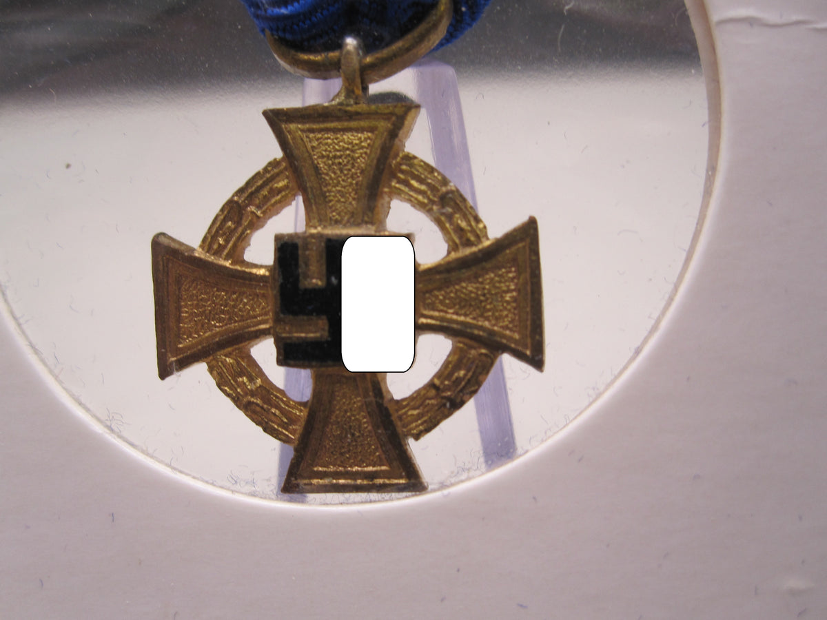 H.W.  -  - Miniatur Kreuz für 40 Jahre Treue Dienste