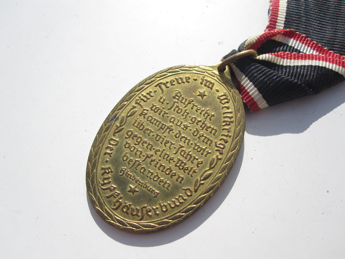 Medaille Kyffhäusermedaille Kriegserinnerungsmedaille 1914 - 1918