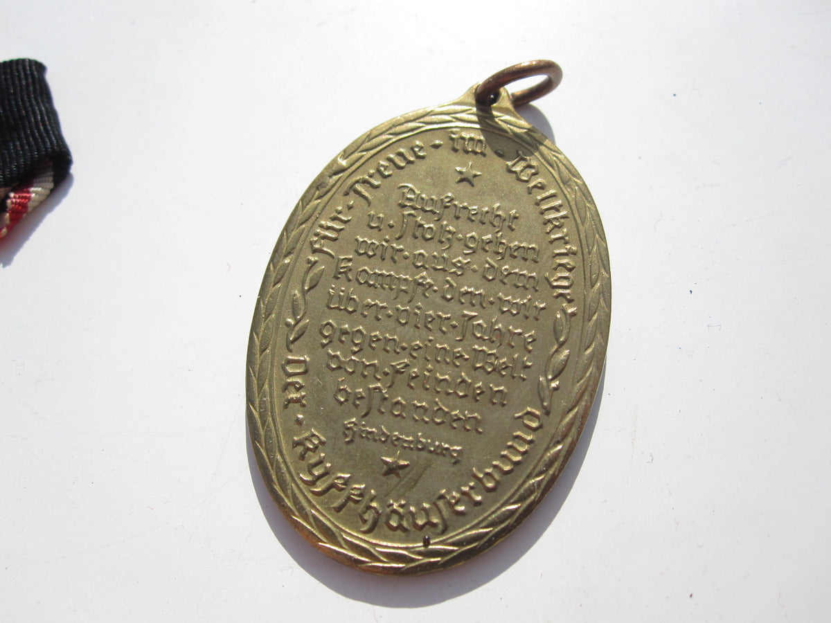 Medaille Kyffhäusermedaille Kriegserinnerungsmedaille 1914 - 1918