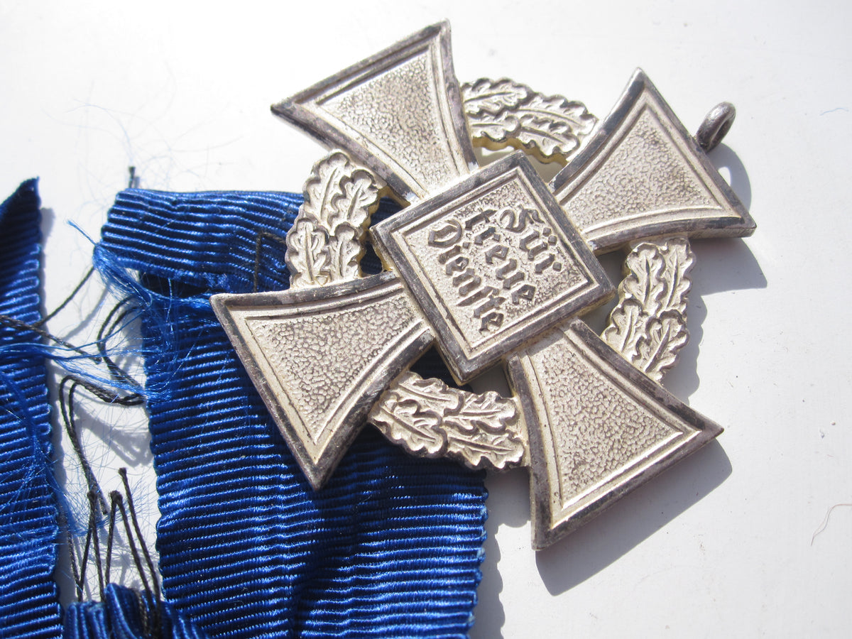 Treudienst Ehrenzeichen für 25 Jahre in Silber entnazifiziert